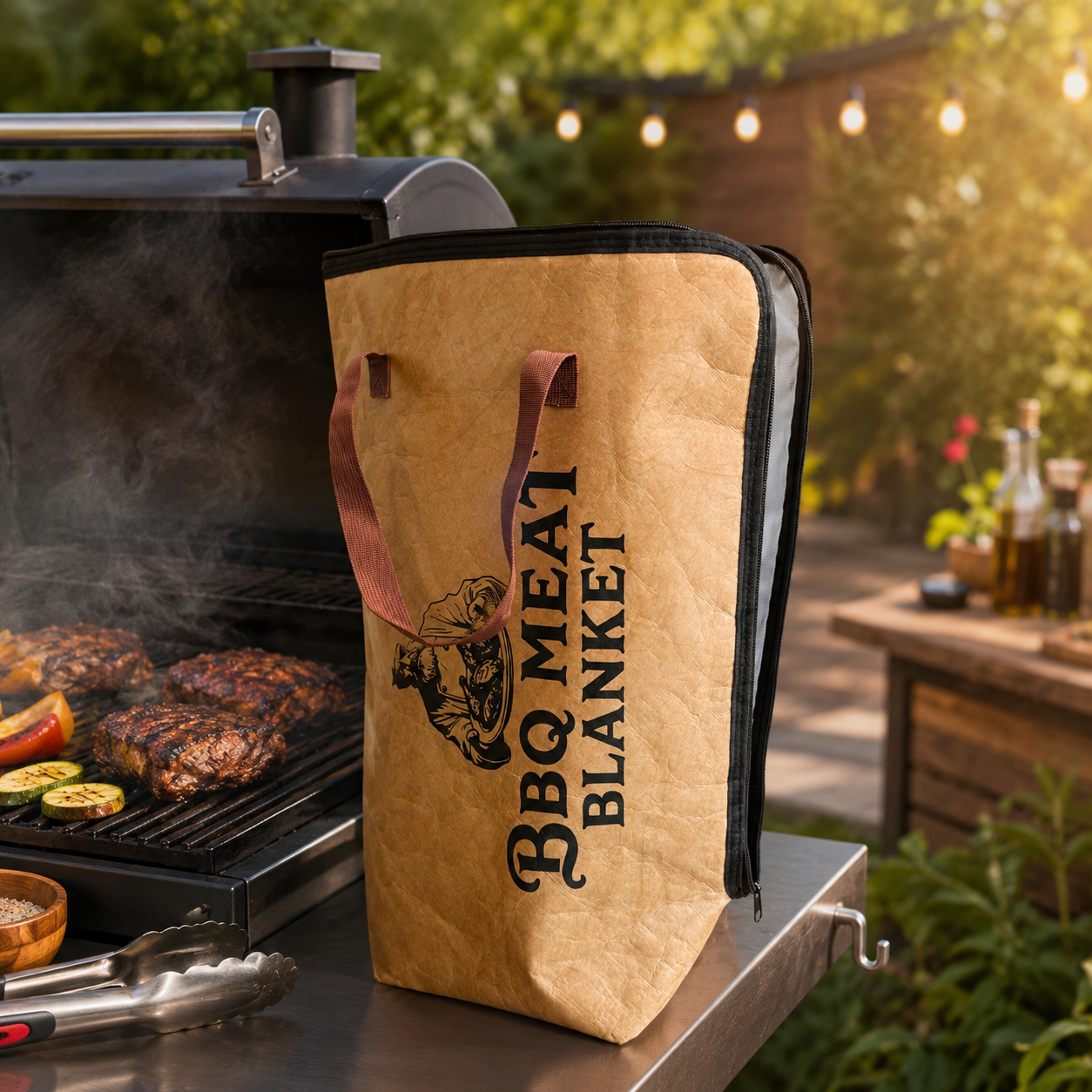 PitRest™ BBQ Meat Resting Bag – 21-Inch Insulated BBQ Blanket for Brisket, Ribs & Turkey